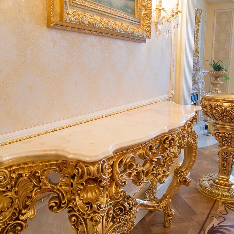 Фото - Апартаменты в стиле модерн, Москва | Мраморная столешница